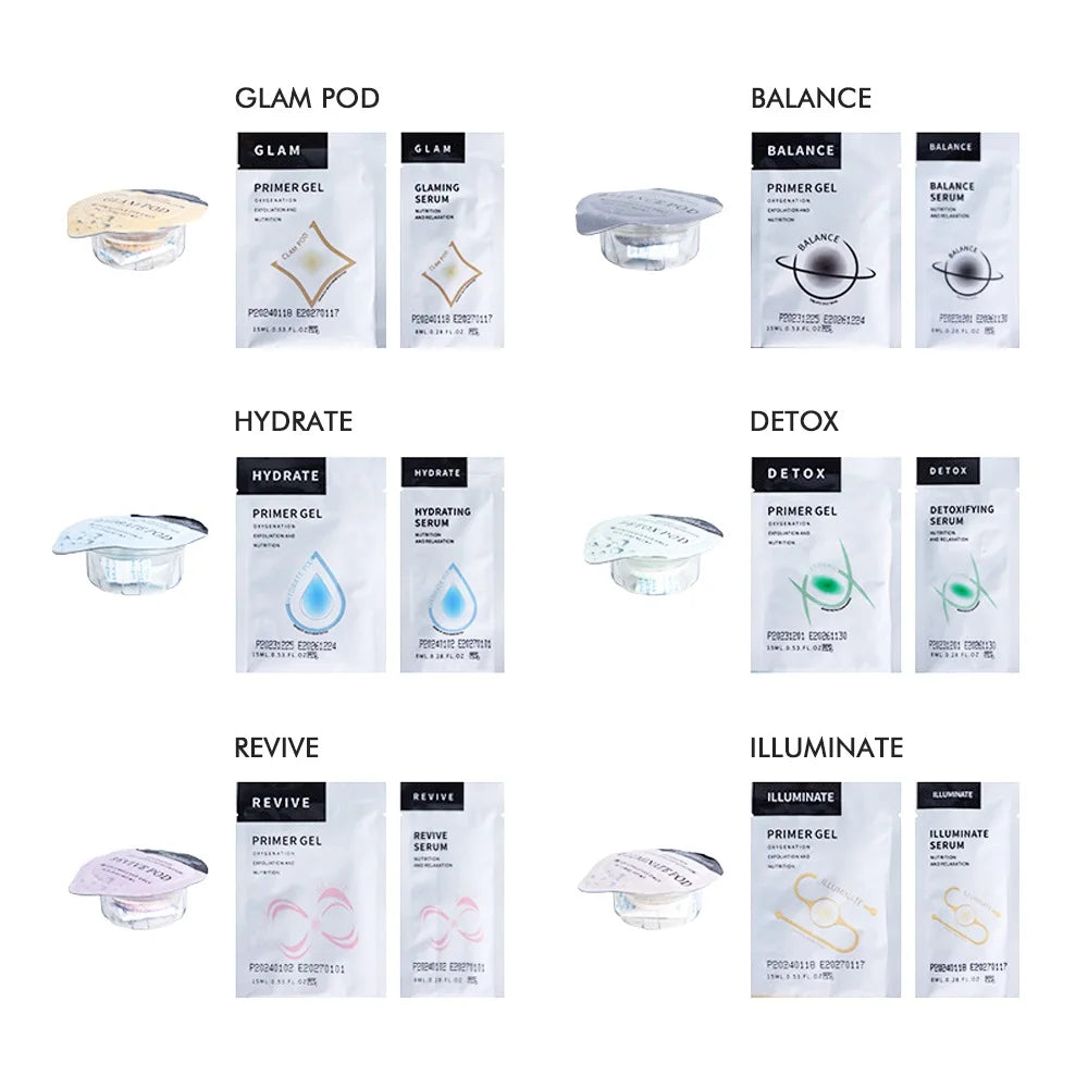 CO2 Oxygen Bubble Machine Serum Pods