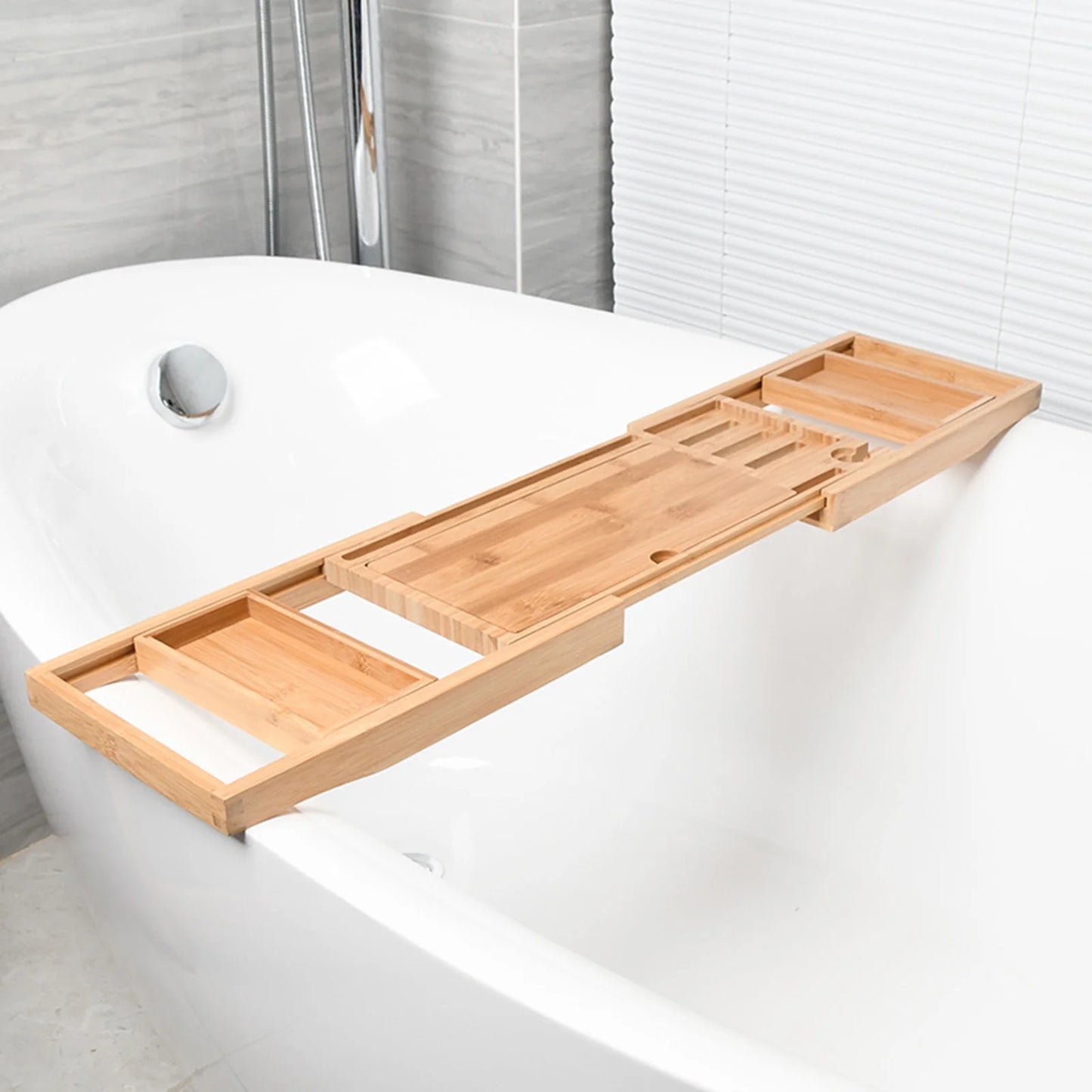 Luxury Wooden Bathtub Tray