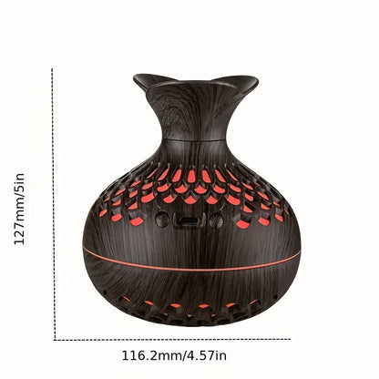 Wooden Vase Oil Diffuser