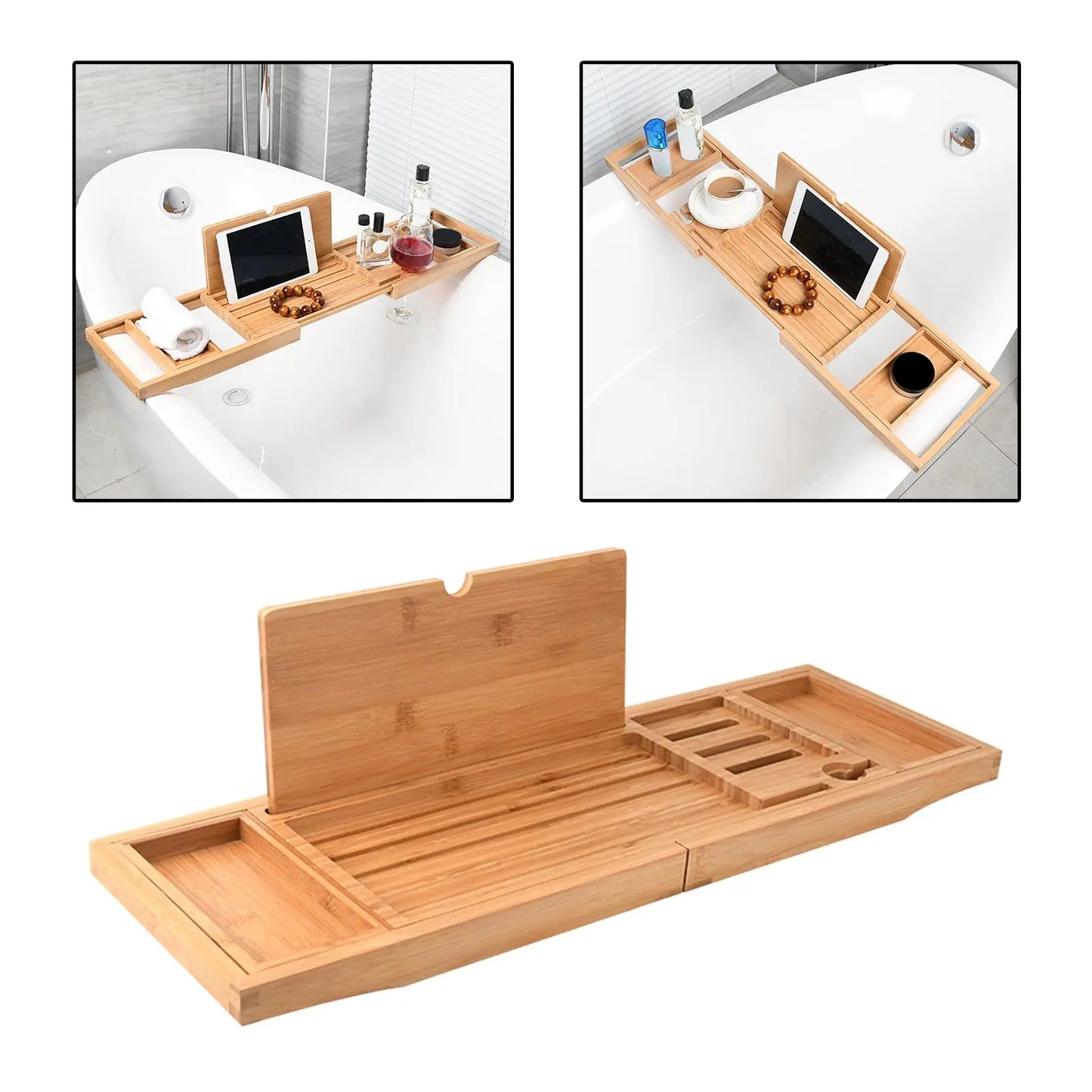 Luxury Wooden Bathtub Tray